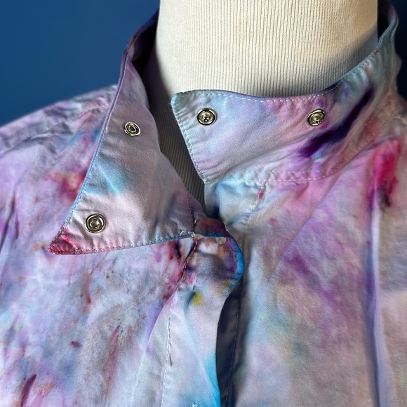 Tye dye button down shirt - Picture 4 of 12